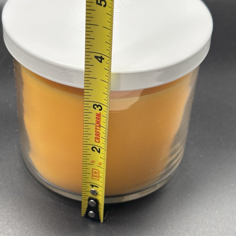 Goose Creek Seaside Mango 3 Wick 14.5 oz Jar Candle Lid Tropical Fruity Beach - Picture 10 of 11
